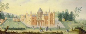 دير وقصر في إغموند بواسطة Claes Jacobsz van der Heck