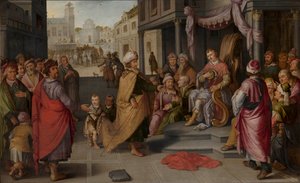 حكم قمبيز 1620. بواسطة Claes Jacobsz van der Heck