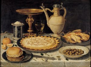 لا تزال الحياة - صامتة - لوحة لكلارا بيترز (1594-1658) بواسطة شارلوت إيفانز