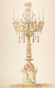 تصميم الشمعدانات ، 1810-1838. بواسطة كلود إيمي تشينافارد