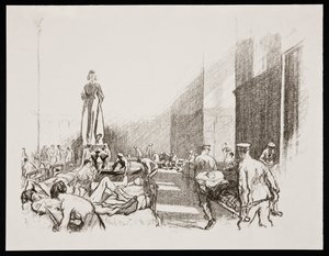 "في مستشفى في إنجلترا" ، 1917