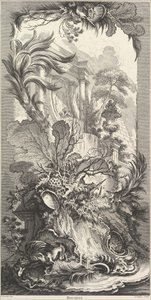 Rockery Rock Garden ، كاليفورنيا. 1737. بواسطة كلود أوغستين دوفلوس