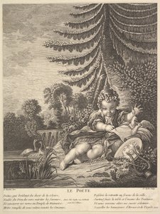 الشاعر ، كاليفورنيا. 1753. بواسطة كلود أوغستين دوفلوس