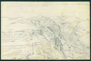 Mar Saba, 1873  بواسطة كلود كوندر