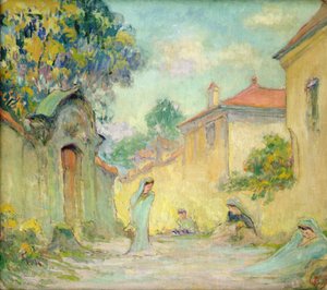 شارع في Meudon (زيت على قماش)