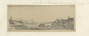 اجتمع Landschap مع een koets مجموعة من خمسة وثمانين مطبوعة أصلية (عنوان السلسلة) بواسطة كلود هنري واتليت