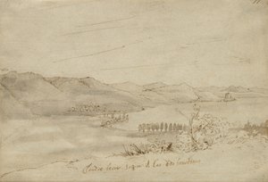 منظر لبحيرة براتشيانو ، 1638-39 بواسطة كلود لورين