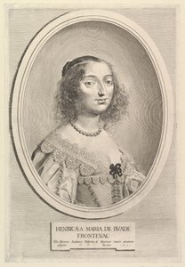 Henriette-Marie de Buade-Frontenac ، 1641. بواسطة كلود ميلان