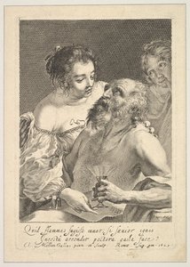 لوط وبناته ، 1629. بواسطة كلود ميلان