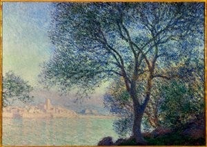 أنتيبس ، منظر للوحة ساليس التي رسمها كلود مونيه (1840-1926) 1888. خافت. 0.65 × 0.92 م. مجموعة خاصة بواسطة كلود مونيه