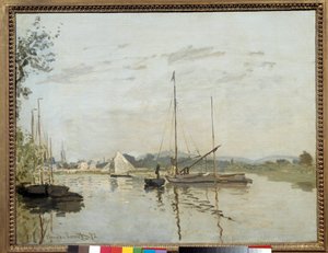 رسم ارجنتيل لكلود مونيه (1840-1926) 1872 صن. 0.5x0.65 م باريس ، متحف دورسيه بواسطة كلود مونيه