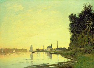 Argenteuil ، في نهاية فترة ما بعد الظهر ، 1872 بواسطة كلود مونيه