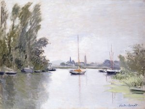 Argenteuil ، منظر الذراع الصغيرة لنهر السين ، 1872 بواسطة كلود مونيه