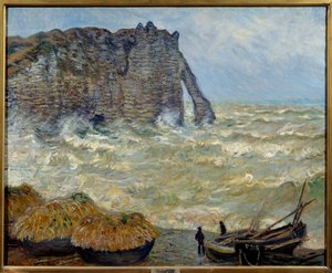 كليف في Etretat بواسطة كلود مونيه
