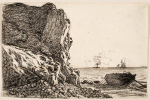 المنحدرات والبحر ، Sainte-Adresse بواسطة كلود مونيه