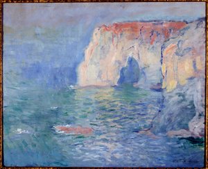 Etretat ، la manneporte ، refllets sur l