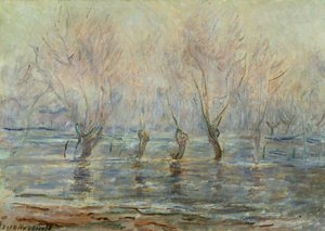 الفيضان في جيفيرني. L "Inondation a Giverny، c.1896 بواسطة كلود مونيه