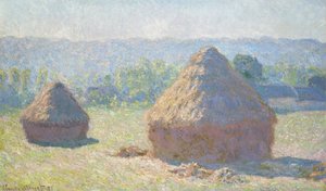 كومة قش في شمس المساء ، 1891 بواسطة كلود مونيه