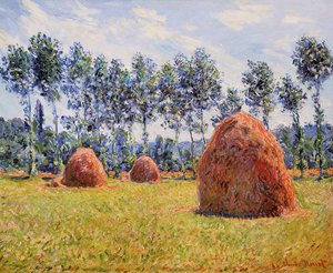 أكوام القش في جيفيرني ، 1884 بواسطة Claude Monet