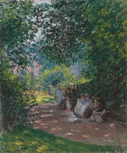 في مونسو بارك ، 1878 بواسطة كلود مونيه