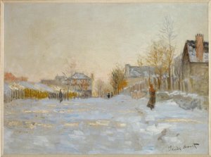الثلج في أرجينتويل بواسطة Claude Monet