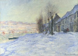Lavacourt تحت الثلج. حوالي 1878-1881 بواسطة كلود مونيه