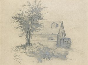مولان أون ليزارد ، 1857 بواسطة كلود مونيه