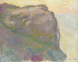 على الجرف ، Petit D "Ailly ؛ Sur la falaise ، au Petit Ailly ، 1896 بواسطة كلود مونيه
