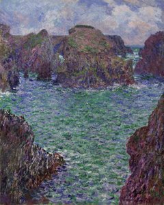 Port-Goulphar، Belle-Île، 1887 بواسطة كلود مونيه