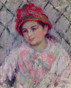صورة بلانش هوشيده (1864-1947) كفتاة صغيرة ، 1880