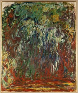 الصفصاف الباكي في جيفرني (زيت على قماش) بواسطة كلود مونيه