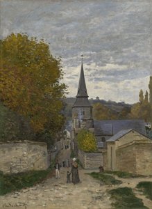 شارع في سانت أدريس ، 1867 بواسطة كلود مونيه