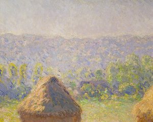 The Haystacks أو ، نهاية الصيف ، في Giverny ، 1891 زيت على قماش من 19132