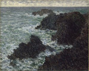 الصخور في Belle-Ile ، The Wild Coast ، 1886. بواسطة كلود مونيه