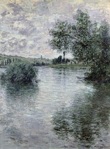 نهر السين في Vetheuil بواسطة Claude Monet