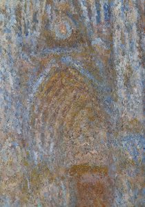 الكاتدرائية de Rouen ، بوابة شمس الصباح ، تفاصيل الانسجام الأزرق. لوحة لكلود مونيه (1840-1926) 1893 صن. 0،91 × 0،63 م باريس ، متحف دورسيه بواسطة كلود مونيه