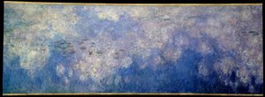 الحوريات الغيوم. الجزء المركزي من الثلاثية المرسومة في جيفرني. لوحة لكلود مونيه (1840-1926) بواسطة كلود مونيه