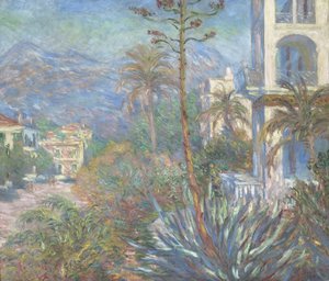 فلل في بورديغيرا ، 1884 بواسطة كلود مونيه