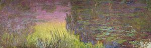 Waterlilies عند الغروب بواسطة كلود مونيه