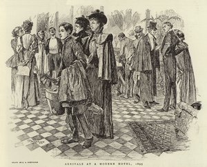 الوصول إلى فندق حديث ، 1895