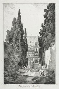 عرض في فيلا ديستي ، تيفولي ، 1817. بواسطة كلود ثينون