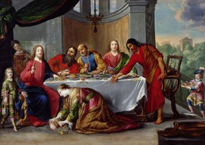 المسيح في بيت سمعان الفريسي ، 1635 ج