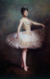 صورة لكارلوتا زامبيلي (1875-1968)، راقصة وتربوية إيطالية، رسم لكلودي شاميروت فياردوت (القرن التاسع عشر). 1897 باريس، مكتبة الأوبرا بواسطة كلوديا فياردوت