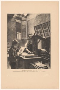 طابعه لينارد وابنه L'imprimeur Liénard et sons fils (العنوان على الكائن) بواسطة كليمنت بيلينجر