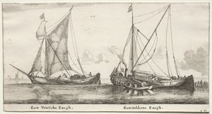 سفن ومناظر مختلفة لأمستردام (Verscheÿde Ships and Gesichten van Amstelredam) ، الجزء الثاني: فريزيان بيلاندر. جيلديرلاند بيلاندر بواسطة رينير نومز ، ودعا زيمان
