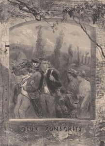 اثنان من المجندين ، كاليفورنيا. 1830-70. بواسطة سيليستين نانتويل