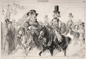 الأخبار: قل مدام ميروتون ، يبدو أننا نحن الذين حددنا اللهجة ... ، 1841.