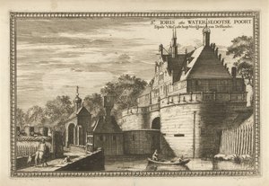 منظر لـ Waterslootse Poort في ديلفت St.Joris أو Waterslootse Poort being 