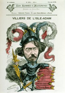 Auguste Villiers de L'Isle Adam (جزيرة آدم) (1838-1889) - بقلم كول توك ، في "" رجال اليوم " بواسطة كول توك