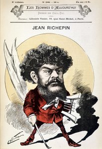 رسم كاريكاتوري للكاتب الفرنسي جان ريتشبين (1849-1926). بواسطة كول توك